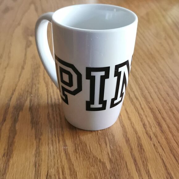 PINK Victoria's Secret White Coffee Mug New - Picture 2 of 4